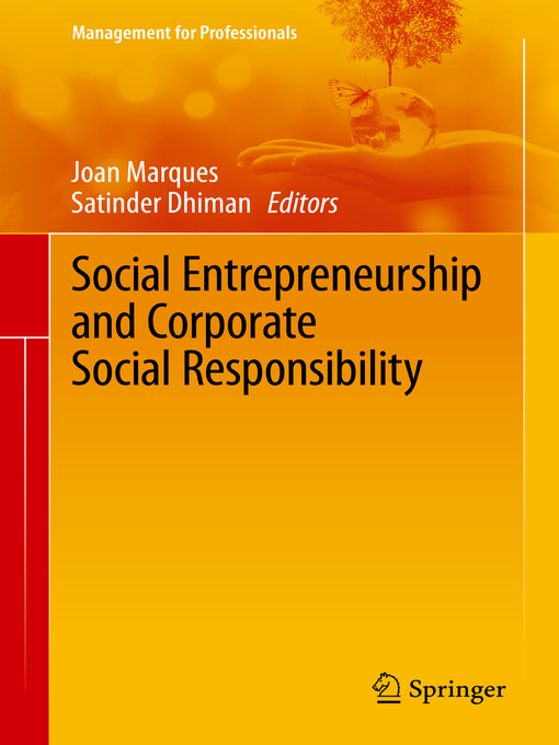 Title details for Social Entrepreneurship and Corporate Social Responsibility by Joan Marques - Available